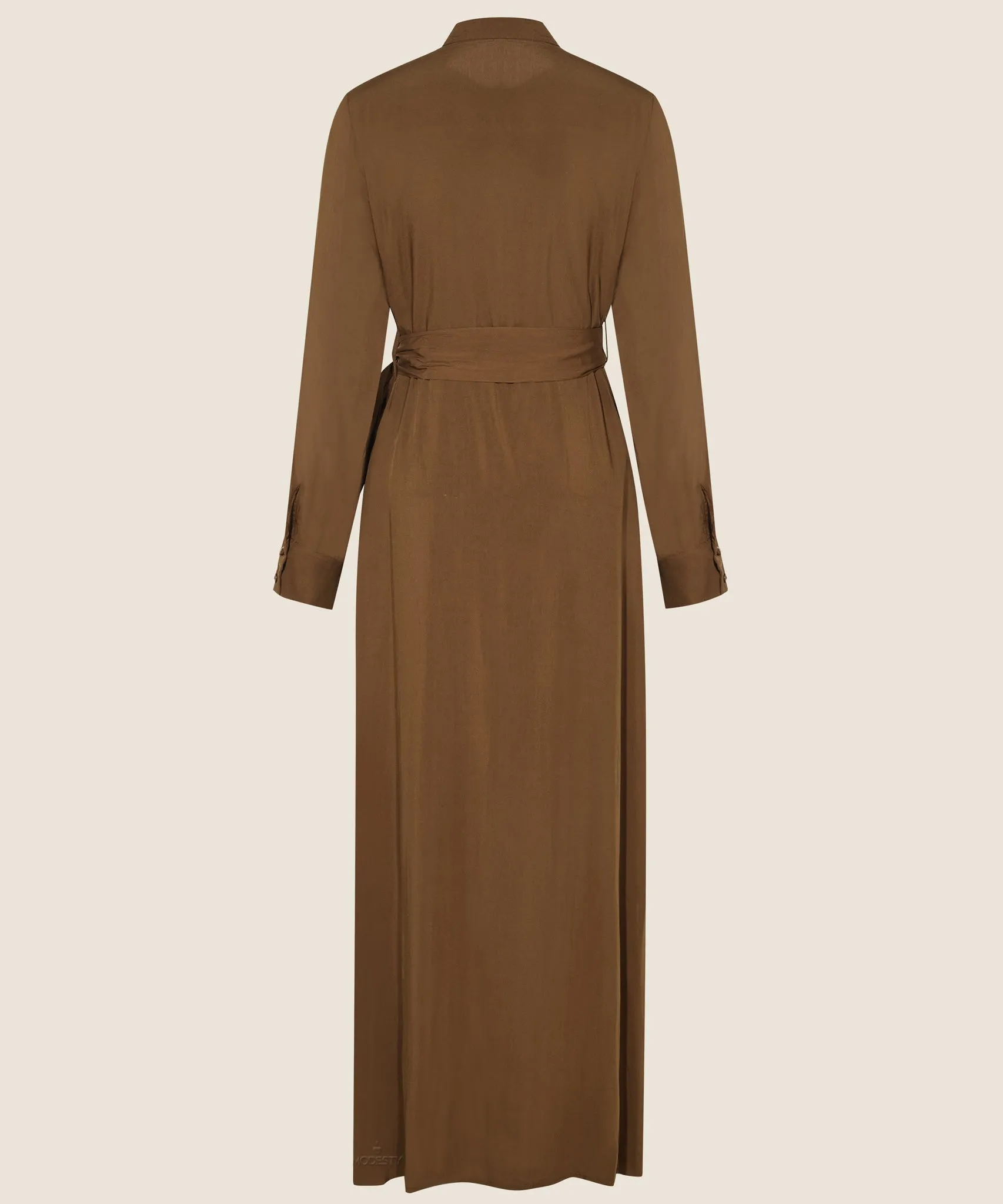 Teak Button Down Dress