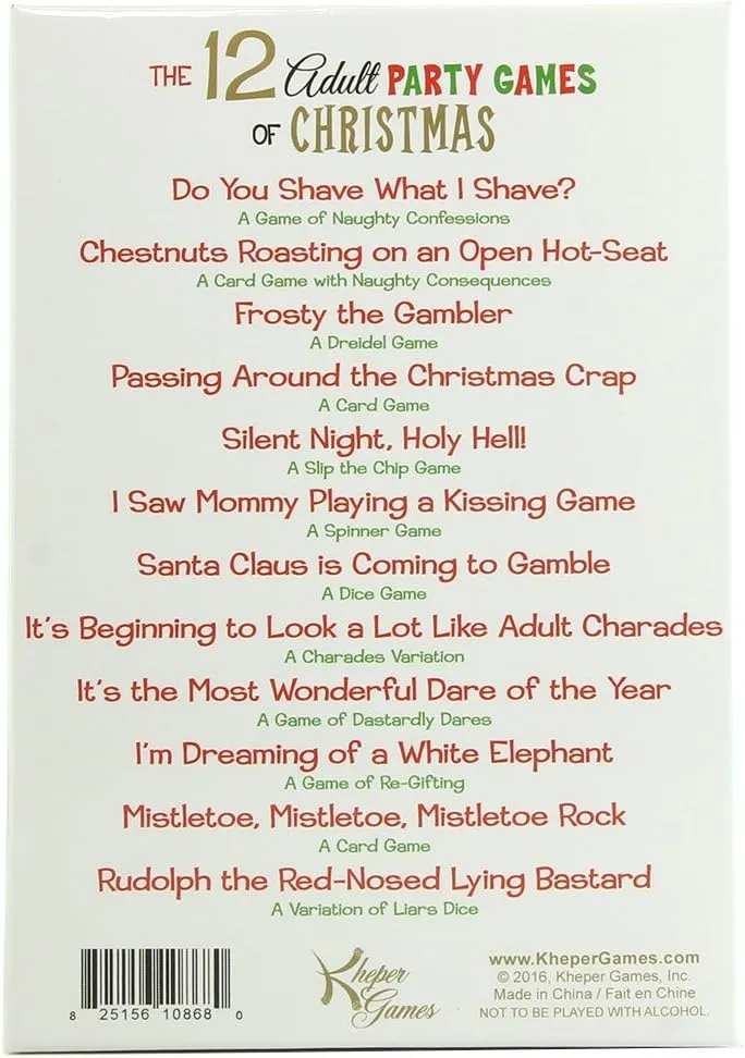 The 12 Adult Party Games of Christmas