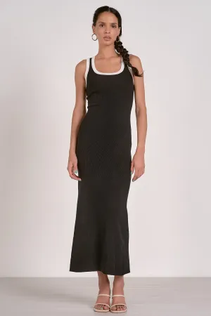 The Gigi Contrast Trim Maxi Dress