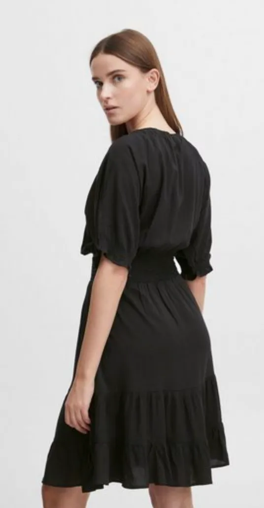 The Joey Smock Dress - Black