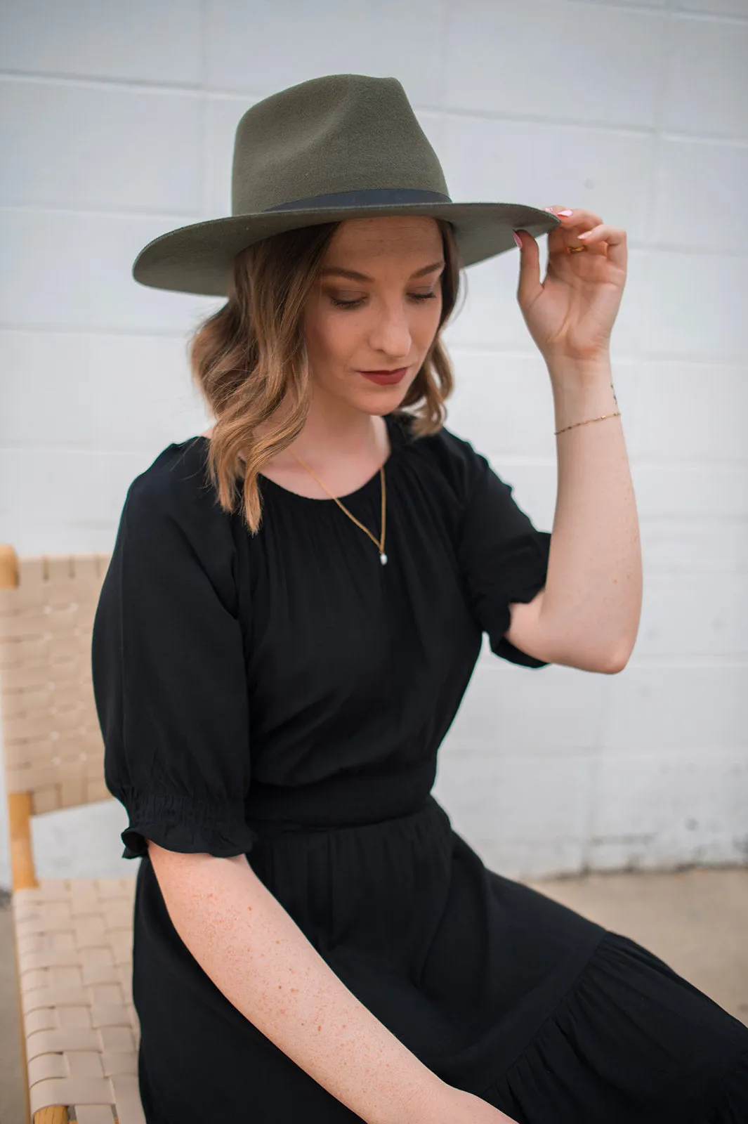 The Joey Smock Dress - Black