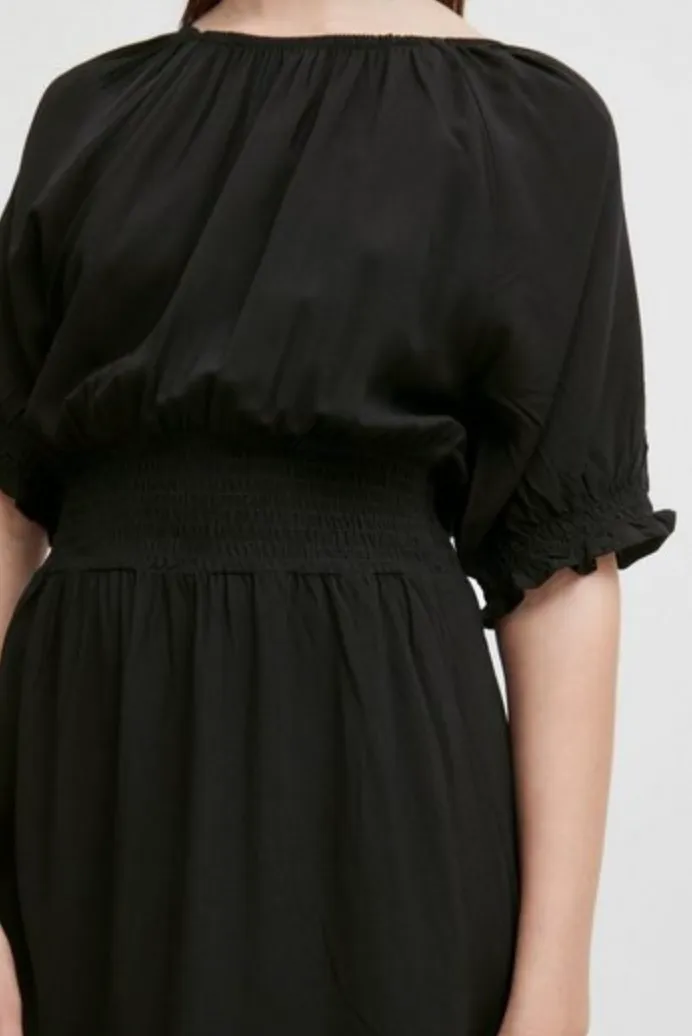 The Joey Smock Dress - Black