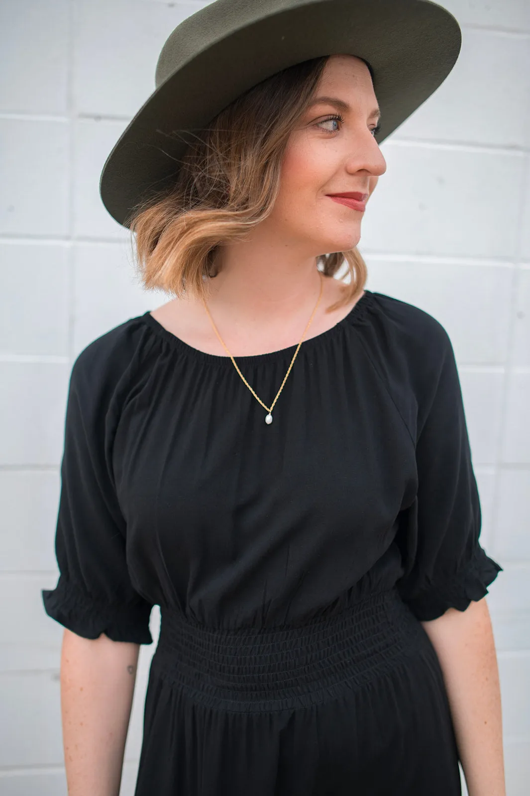 The Joey Smock Dress - Black