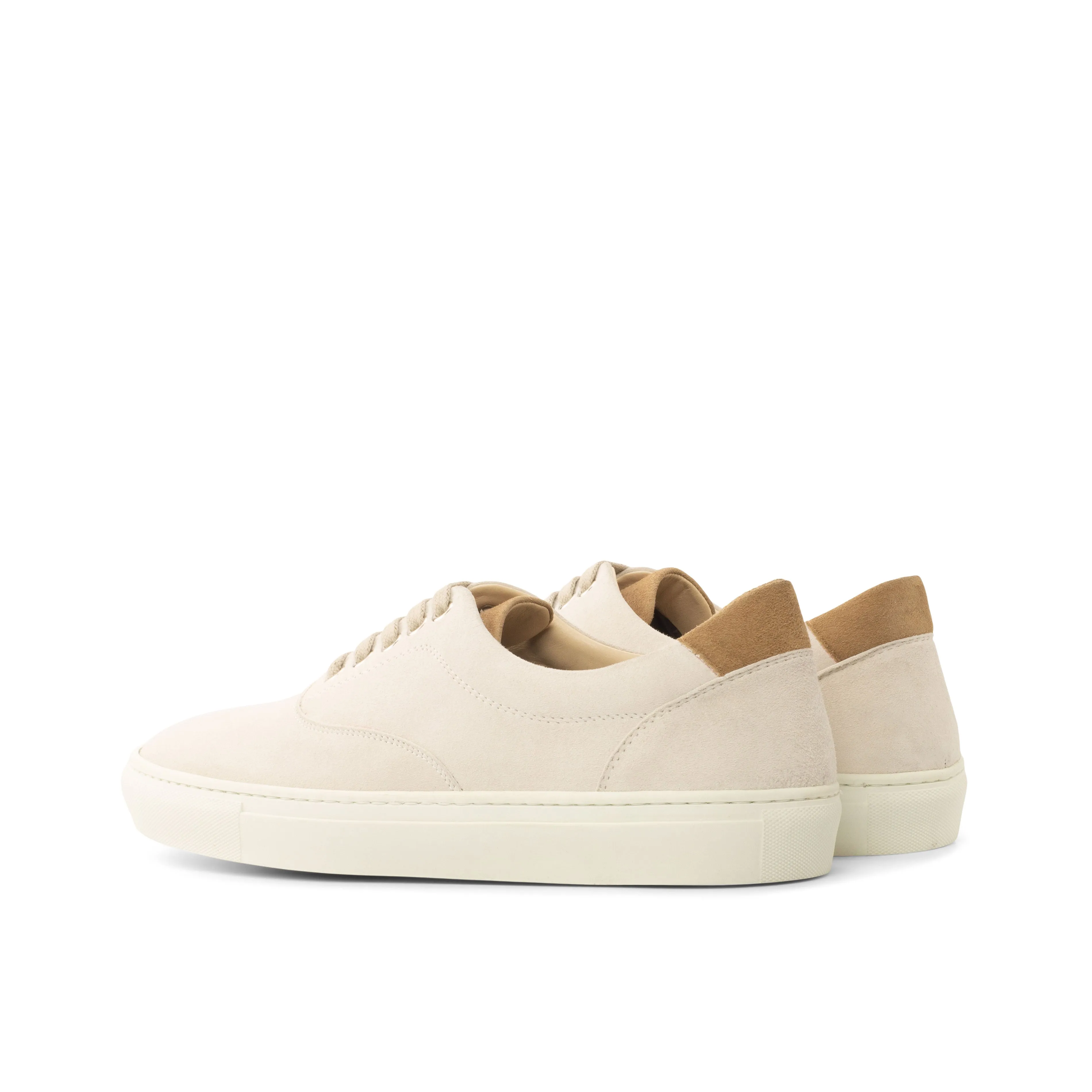 The Tofino Low Top • White Suede