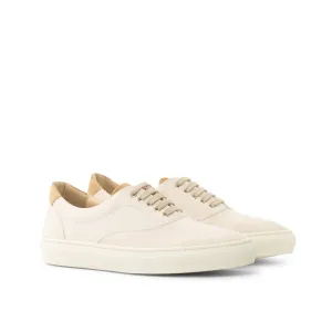 The Tofino Low Top • White Suede