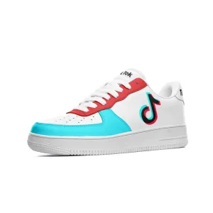 TikTok Unisex Low Top Leather Sneakers - 2 color