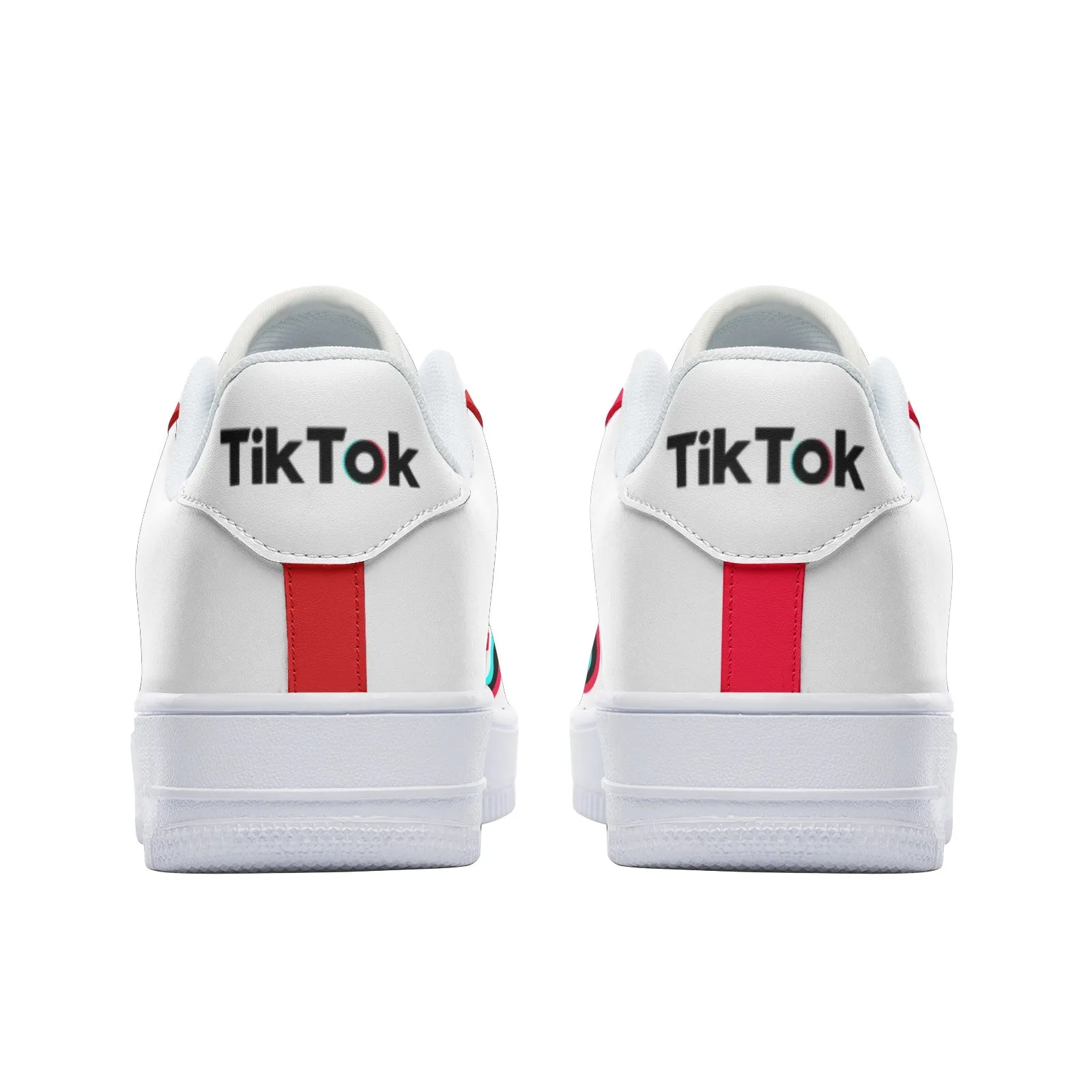 TikTok Unisex Low Top Leather Sneakers - 2 color