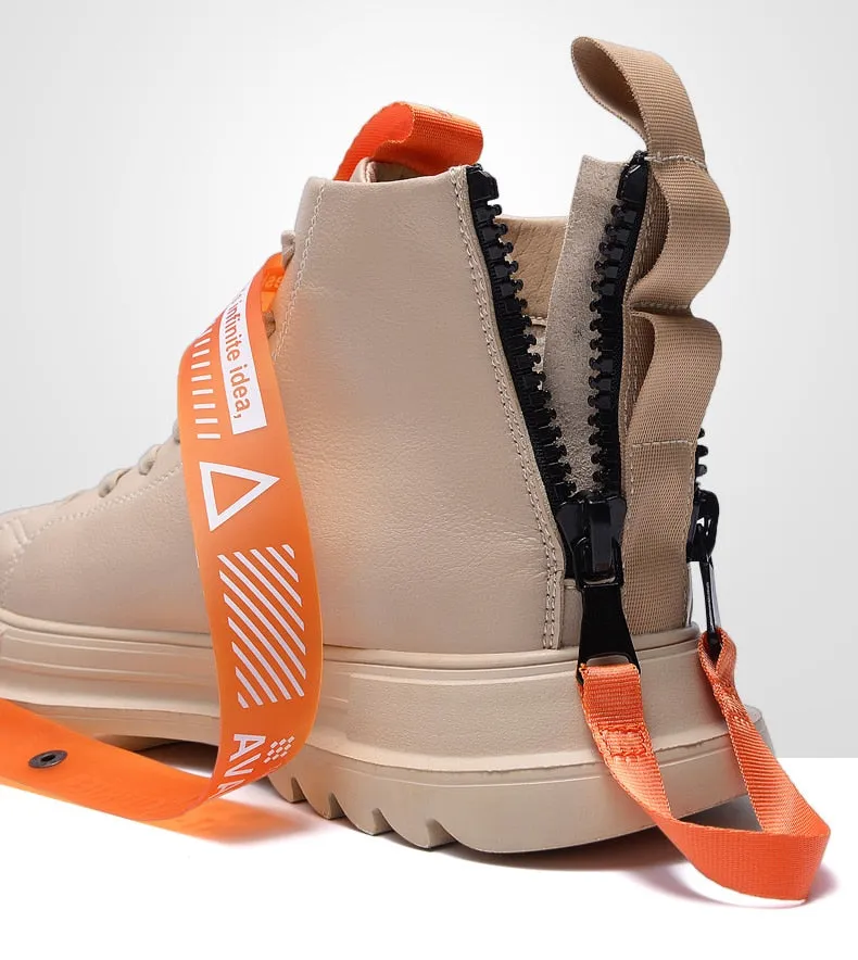 Times New Roman Winter New Men Sneakers Ankle boots High Top Men Shoes Retro leather Casual Men Boots Male Casual boots