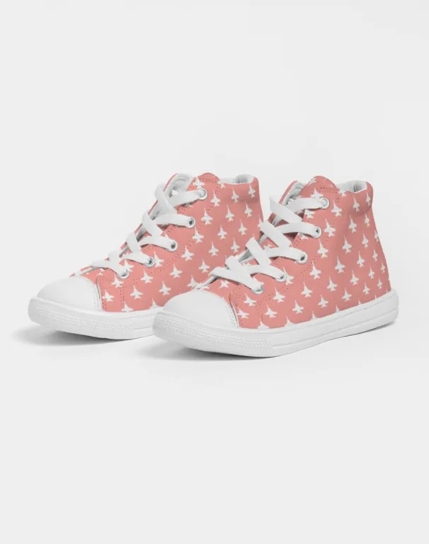 Toddler/Kids ANY Aircraft 'High Top' Shoes (5 Colors)