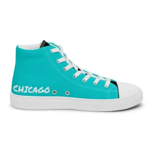 Tony Trixx Chicago Women’s high top canvas shoes - Deep Turquoise