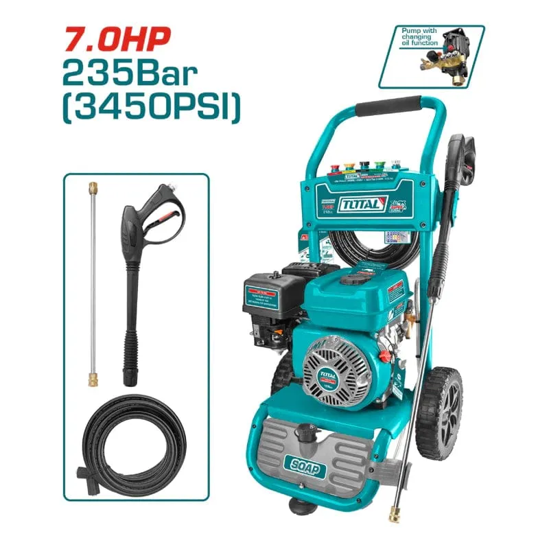 Total Gasoline High Pressure Washer 212cc / 7HP - TGT250206