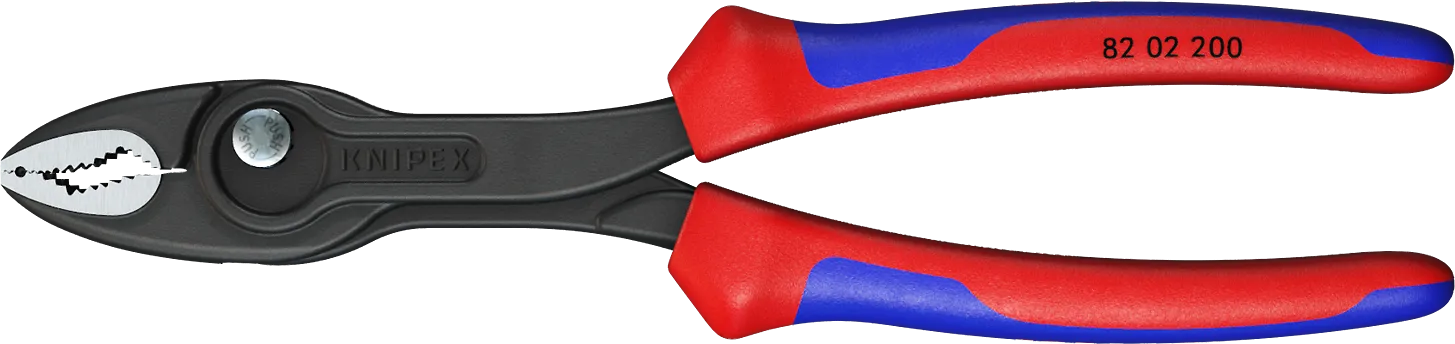 TwinGrip, slip joint pliers multi component grip (Knipex)