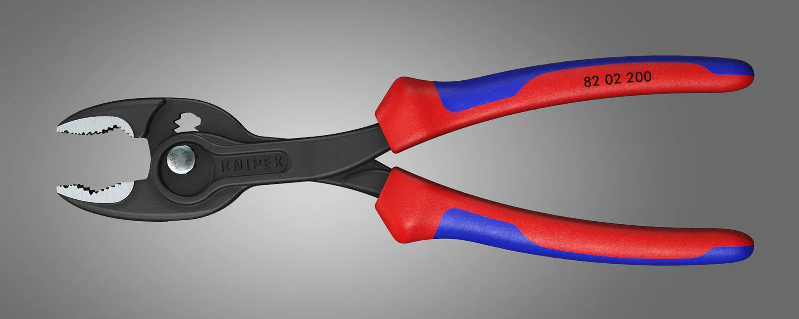 TwinGrip, slip joint pliers multi component grip (Knipex)