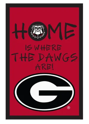 UGA Garden Flag Home Is...G