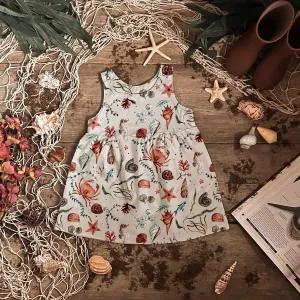 Under The Sea Pinafore Dress