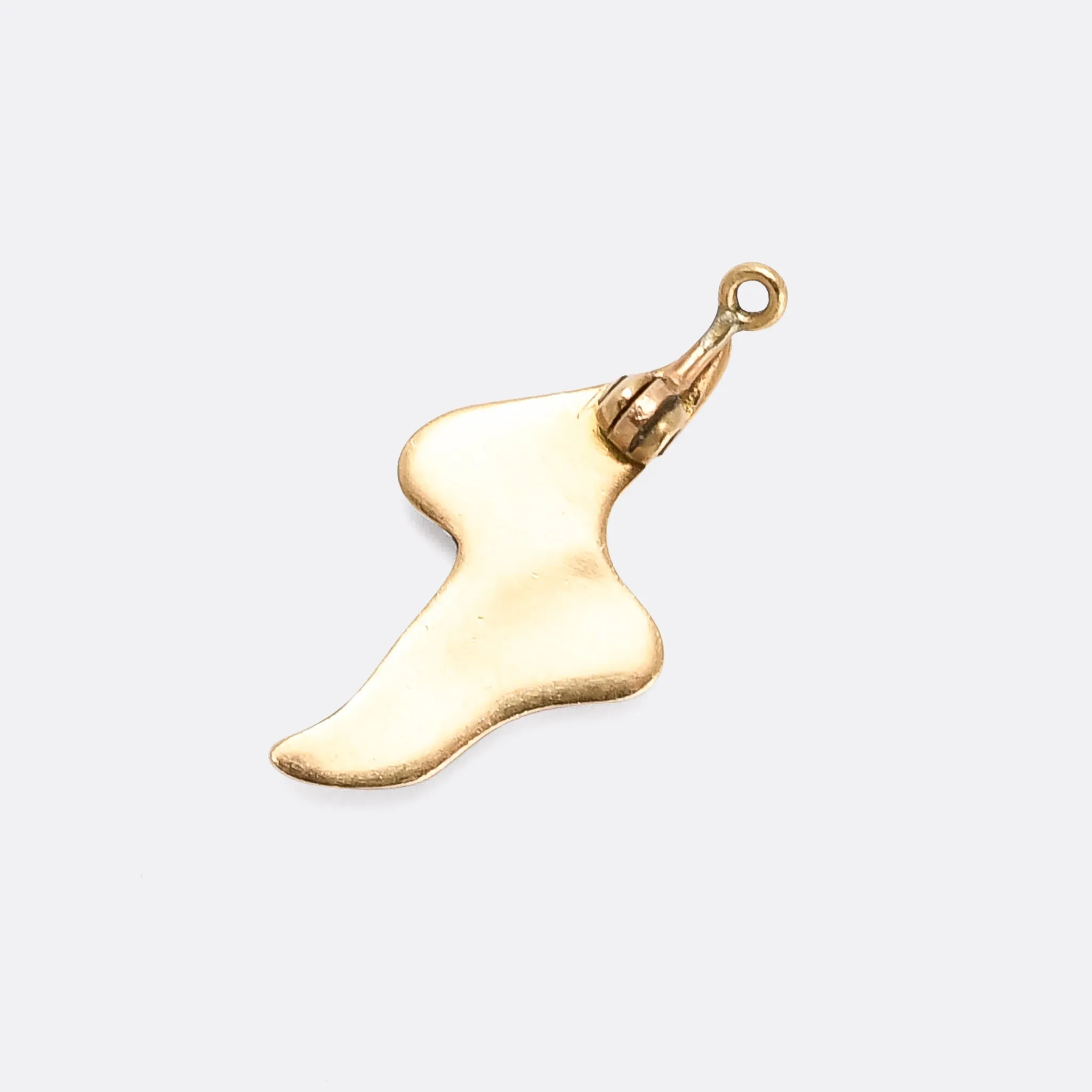 Victorian Enamel "Sandal of Hermes" Charm