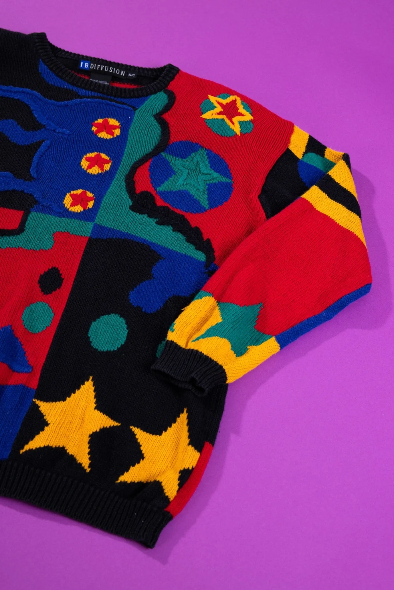 Vintage 1993 I.B. Diffusion Retro Sweater
