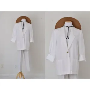 Vintage 80s Blanco Lightweight Blazer by Radcliffe