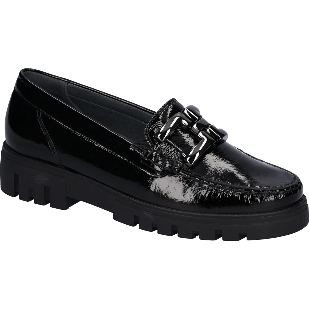 Waldlaufer H-Serena (Major) Black Patent Shoes