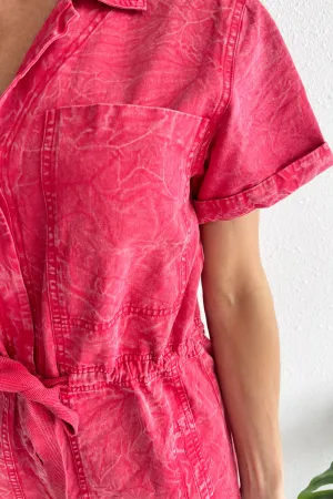 Wash Denim Romper