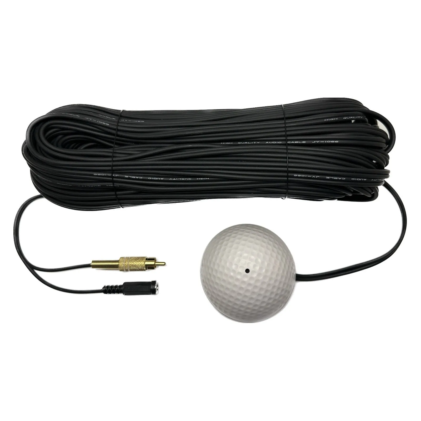 Waterproof CCTV Audio Microphone Cable Premium Quality Sound RCA Phono Output 2.1mm DC Input
