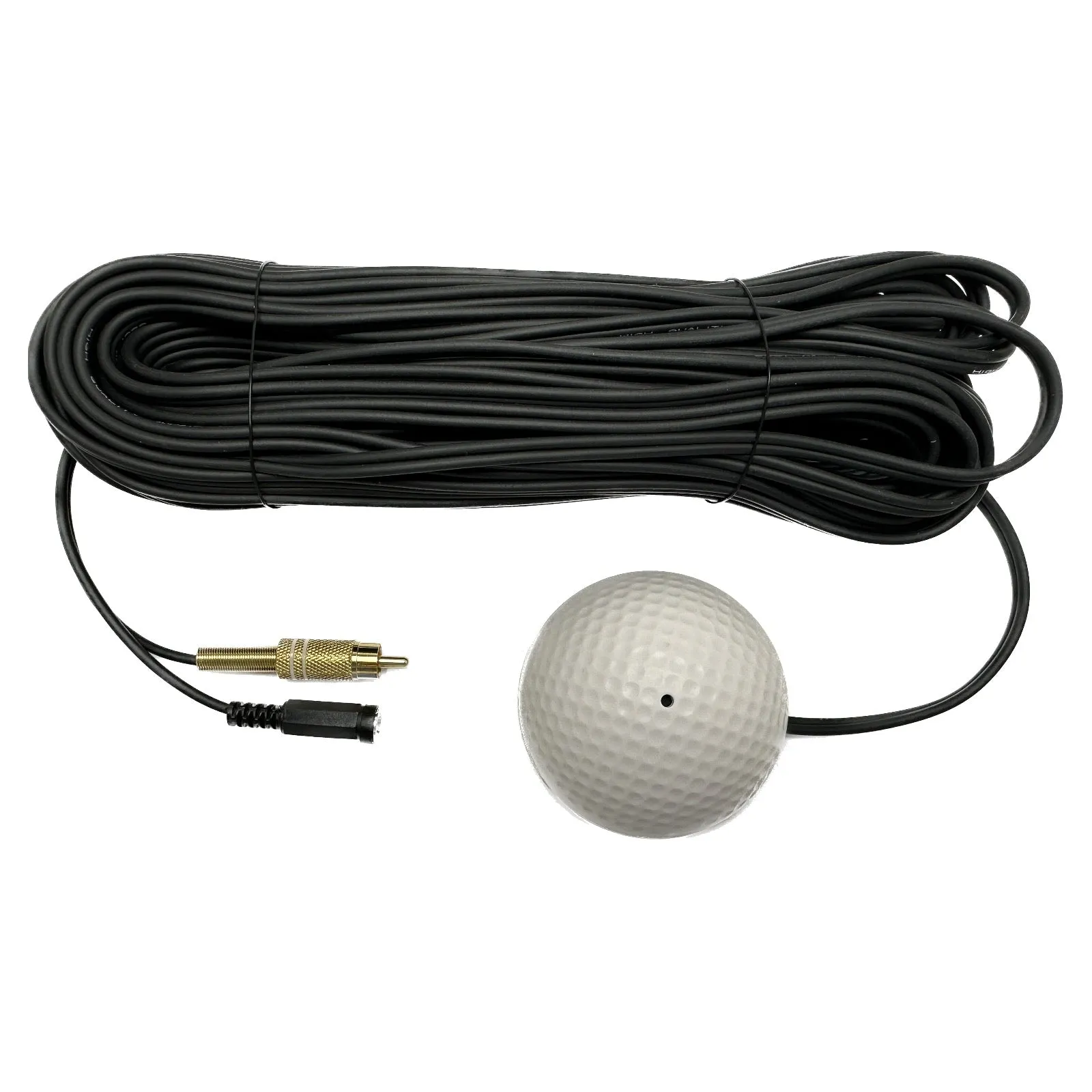 Waterproof CCTV Audio Microphone Cable Premium Quality Sound RCA Phono Output 2.1mm DC Input