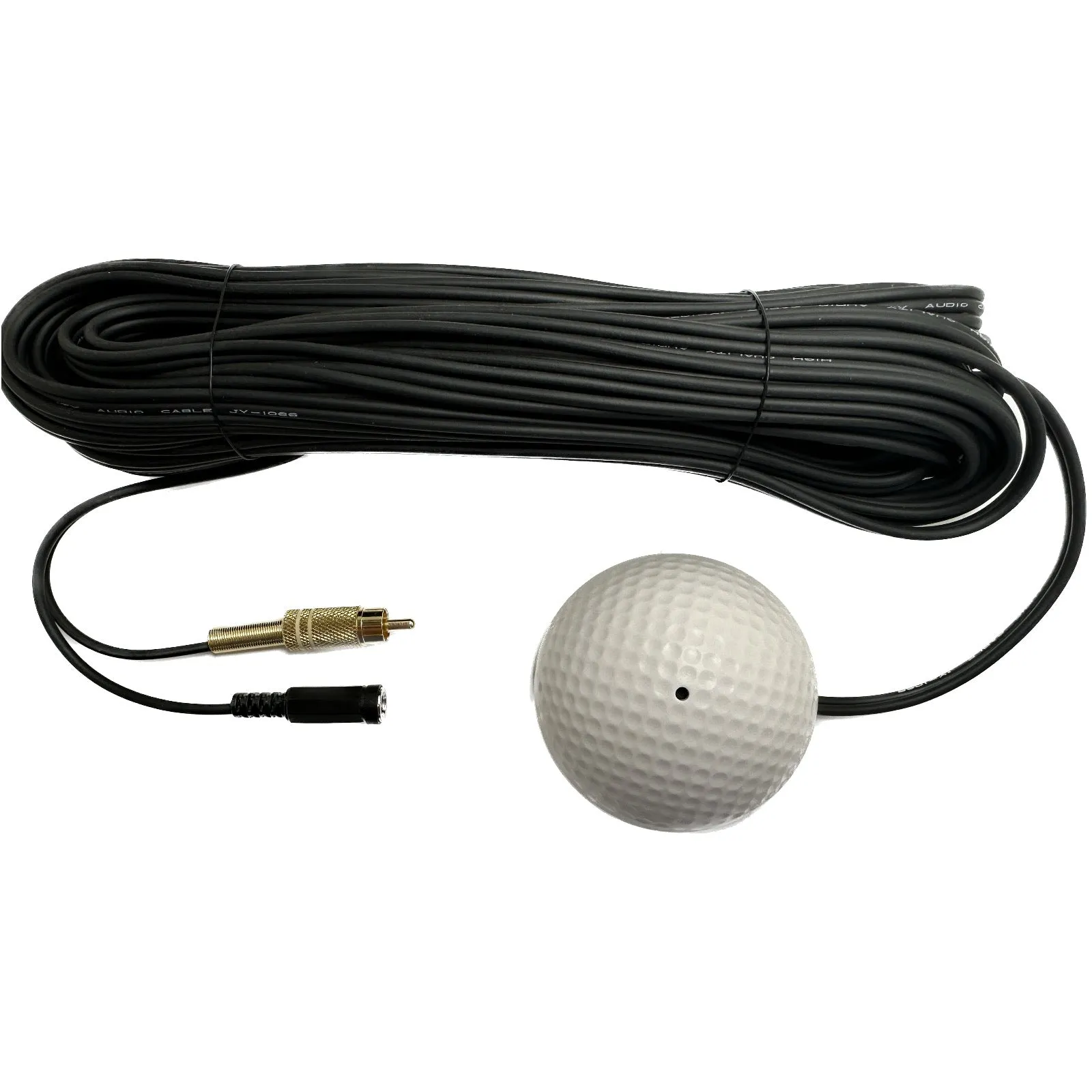 Waterproof CCTV Audio Microphone Cable Premium Quality Sound RCA Phono Output 2.1mm DC Input