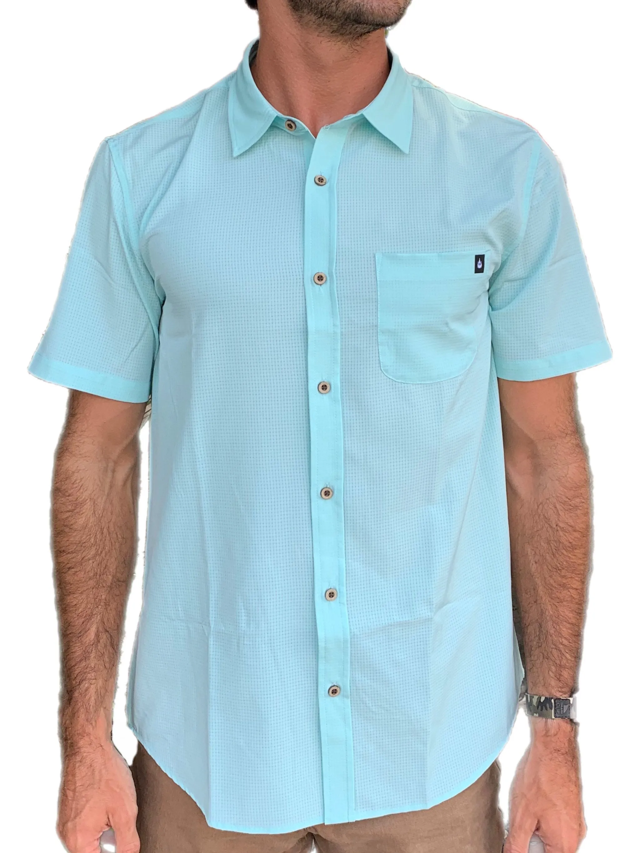 WBZ Horizon Woven Button Down Shirt