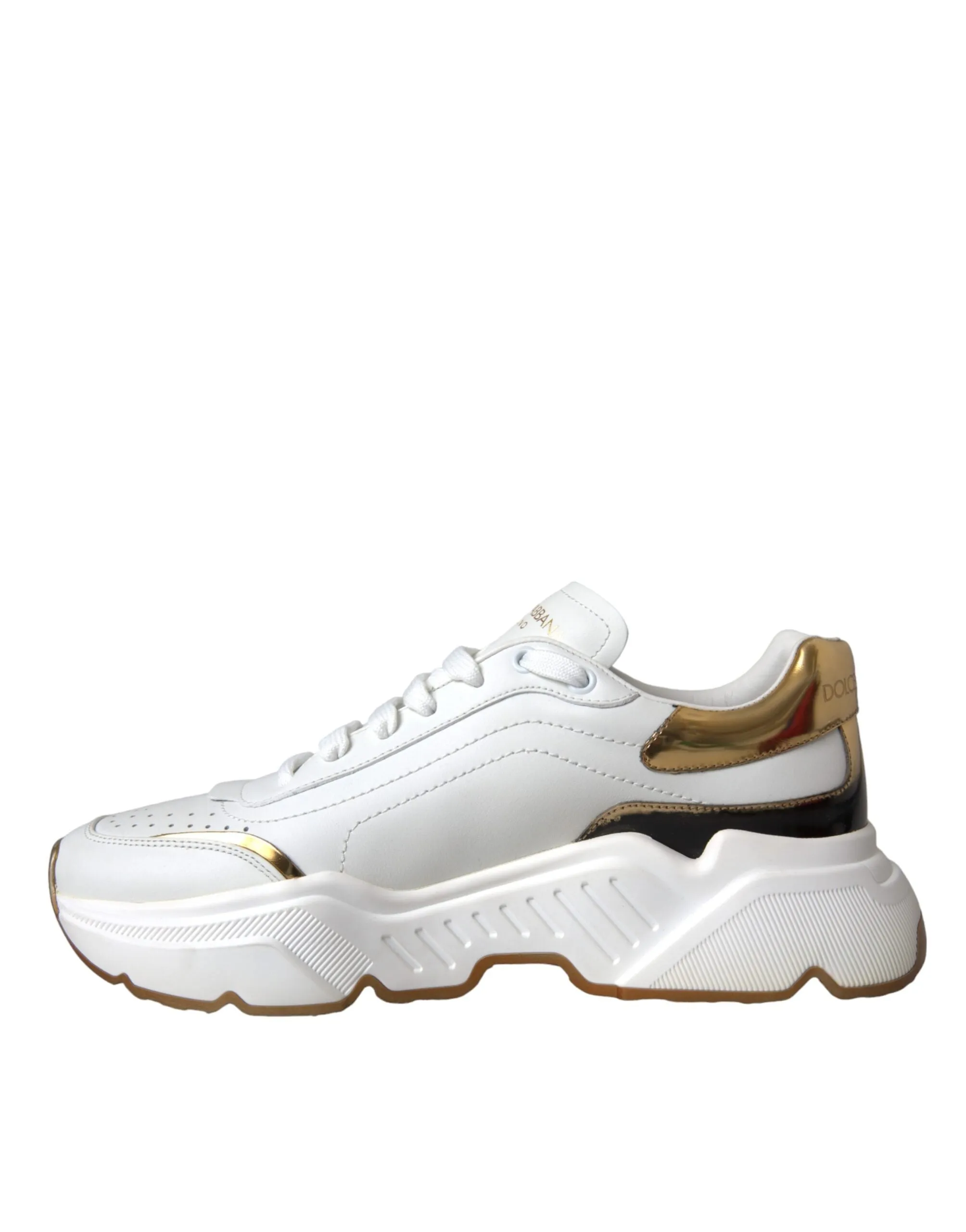 White Gold DAYMASTER Leather Sneakers Men Shoes (Copy)