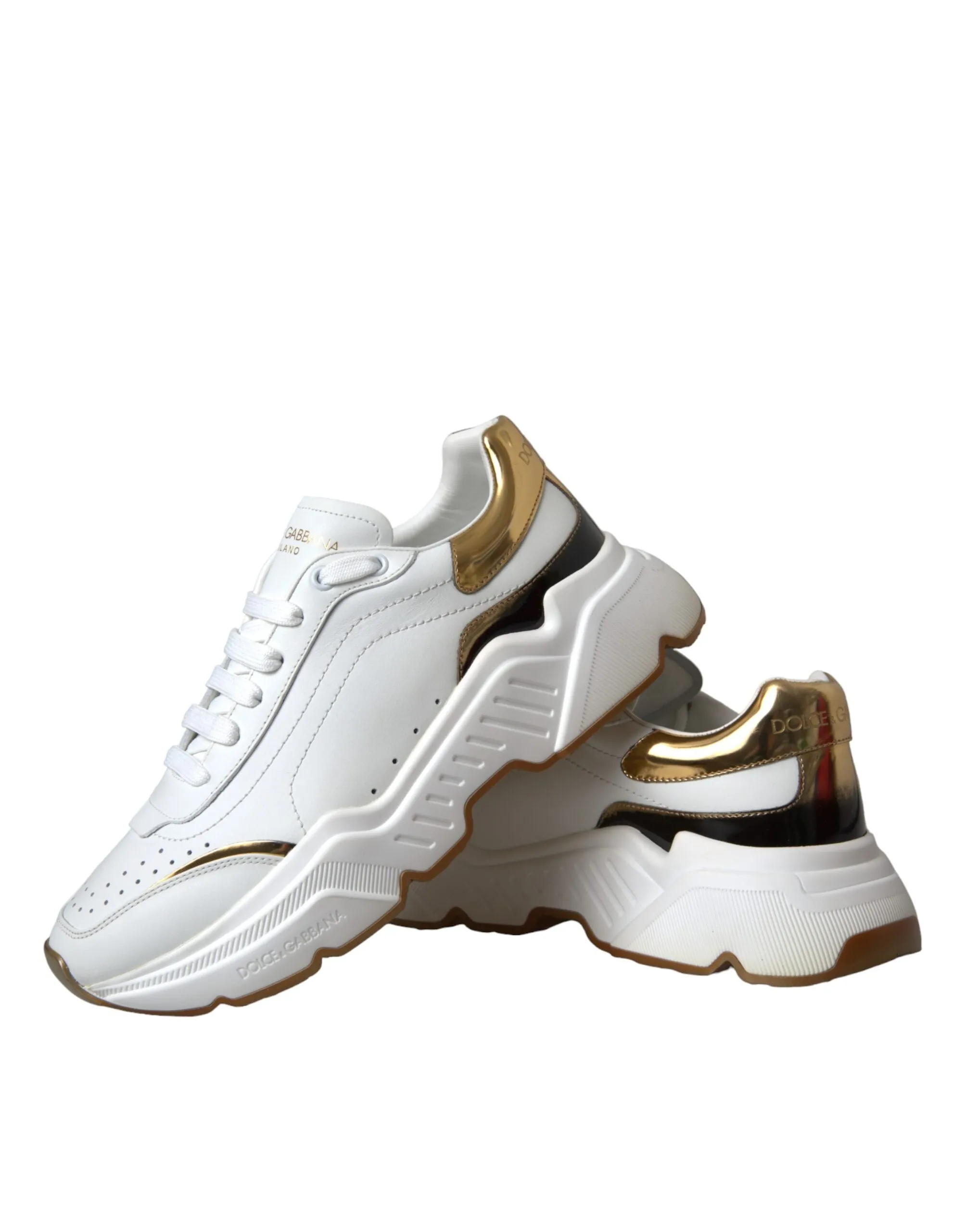 White Gold DAYMASTER Leather Sneakers Men Shoes (Copy)
