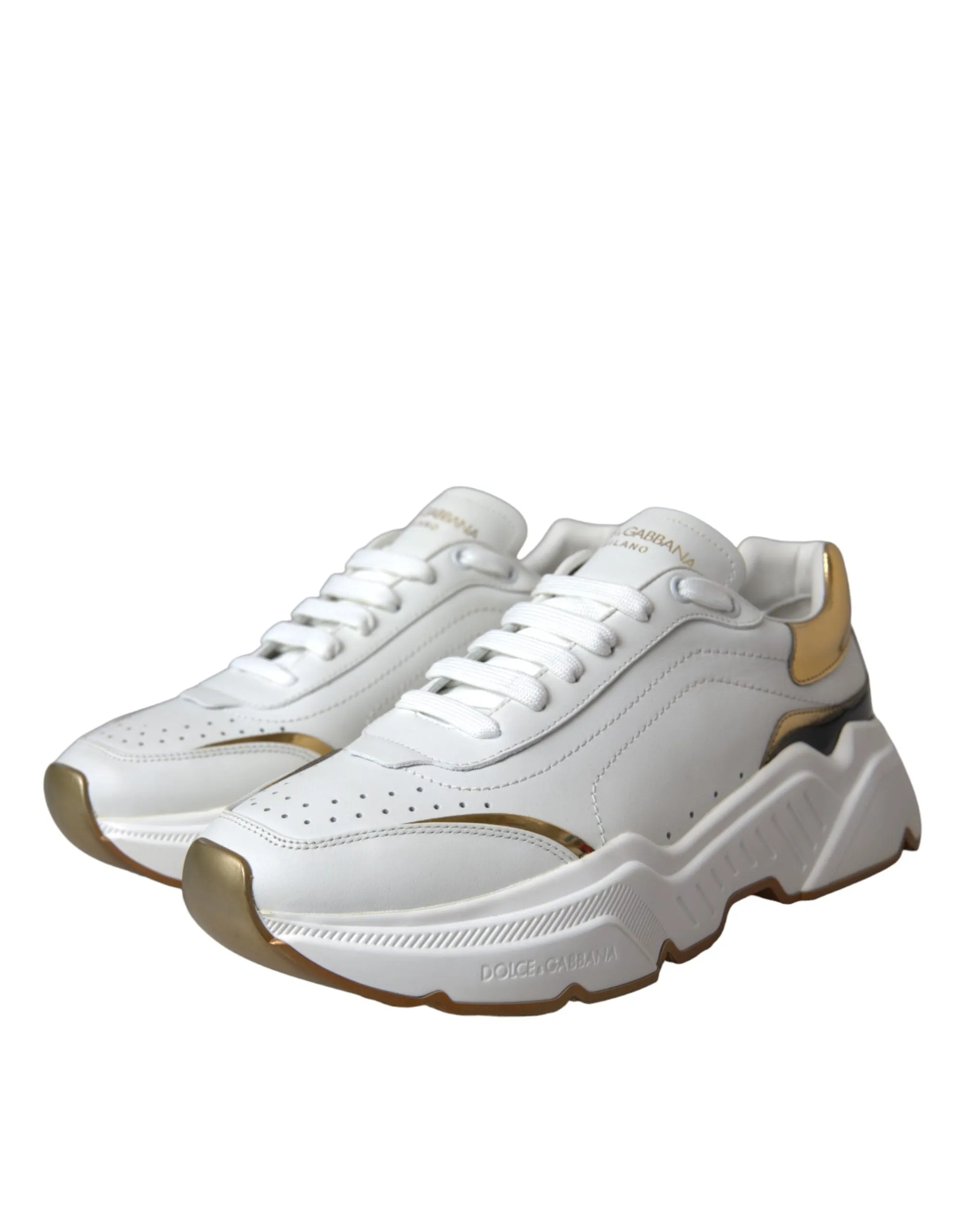 White Gold DAYMASTER Leather Sneakers Men Shoes (Copy)