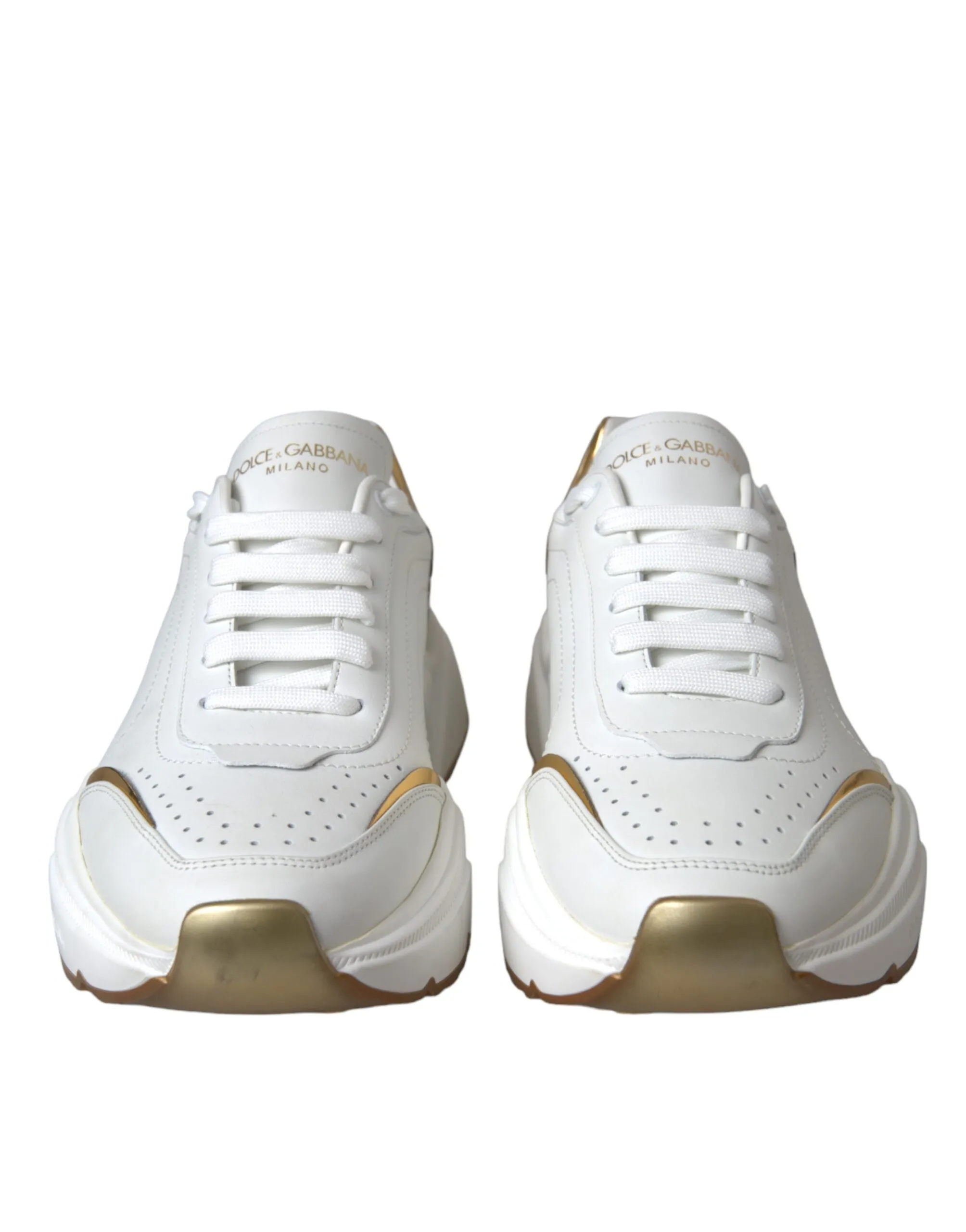 White Gold DAYMASTER Leather Sneakers Men Shoes (Copy)