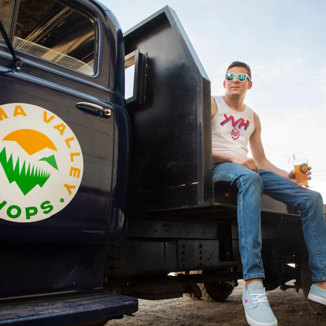 White Rad YVH Tank Top | Men's and Women's