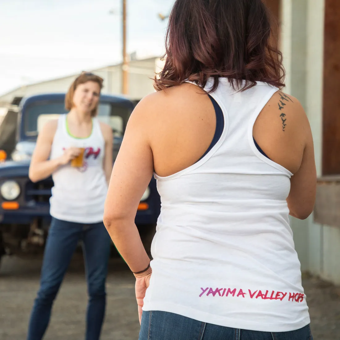 White Rad YVH Tank Top | Men's and Women's