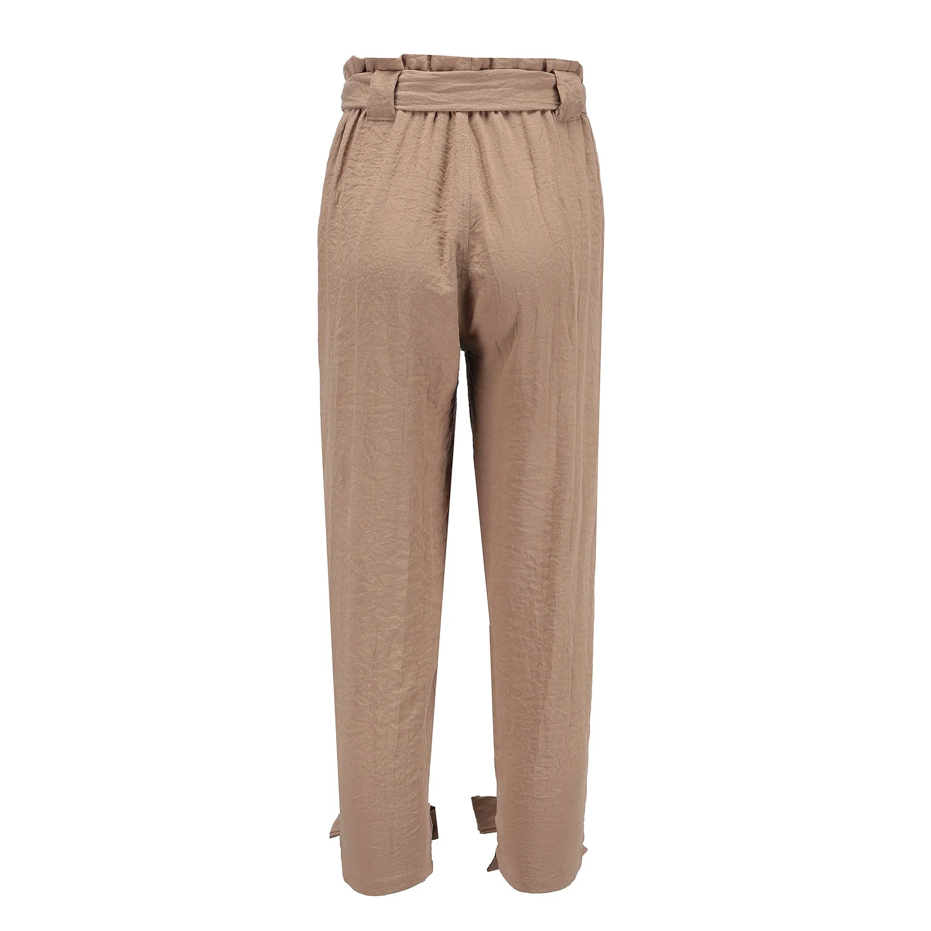 Women Fashion Strap Casual Trousers