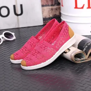 women flats  breathable mesh women loafers