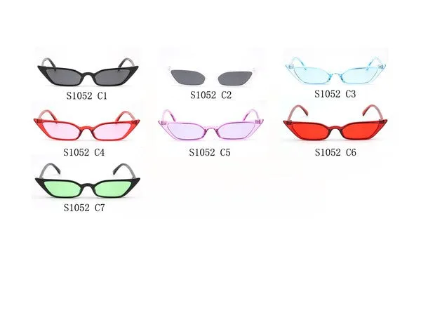 Women Retro Square Cat Eye Fashion Sunglasses