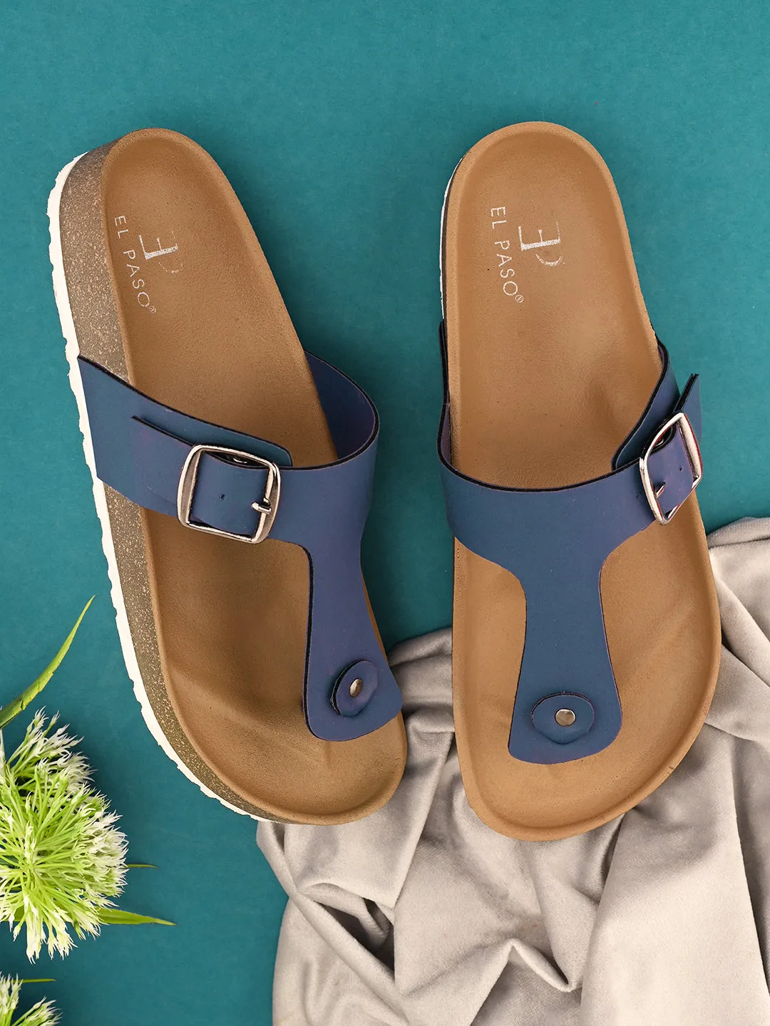 Women Synthetic Open Toe Flats