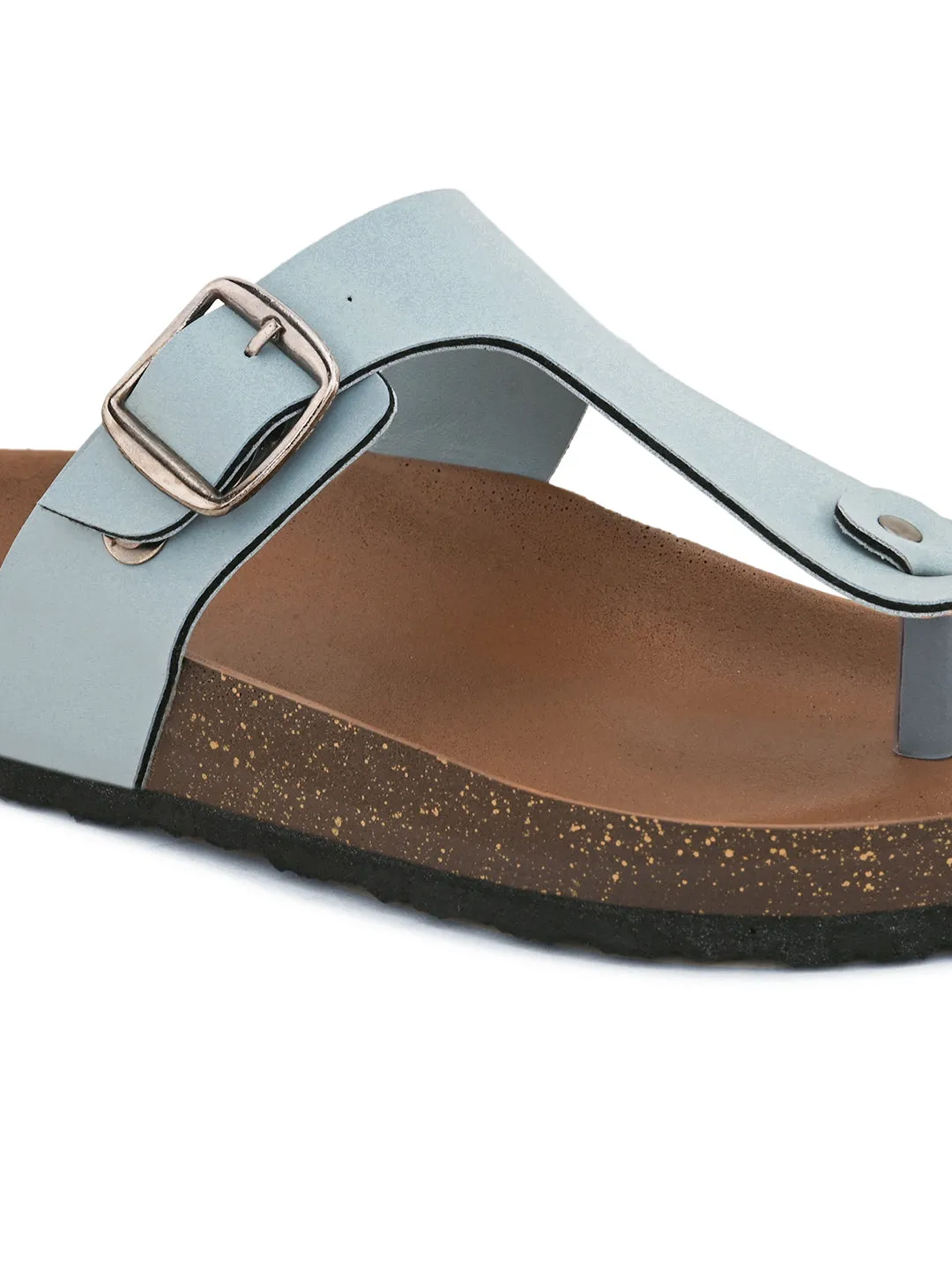 Women Synthetic Open Toe Flats