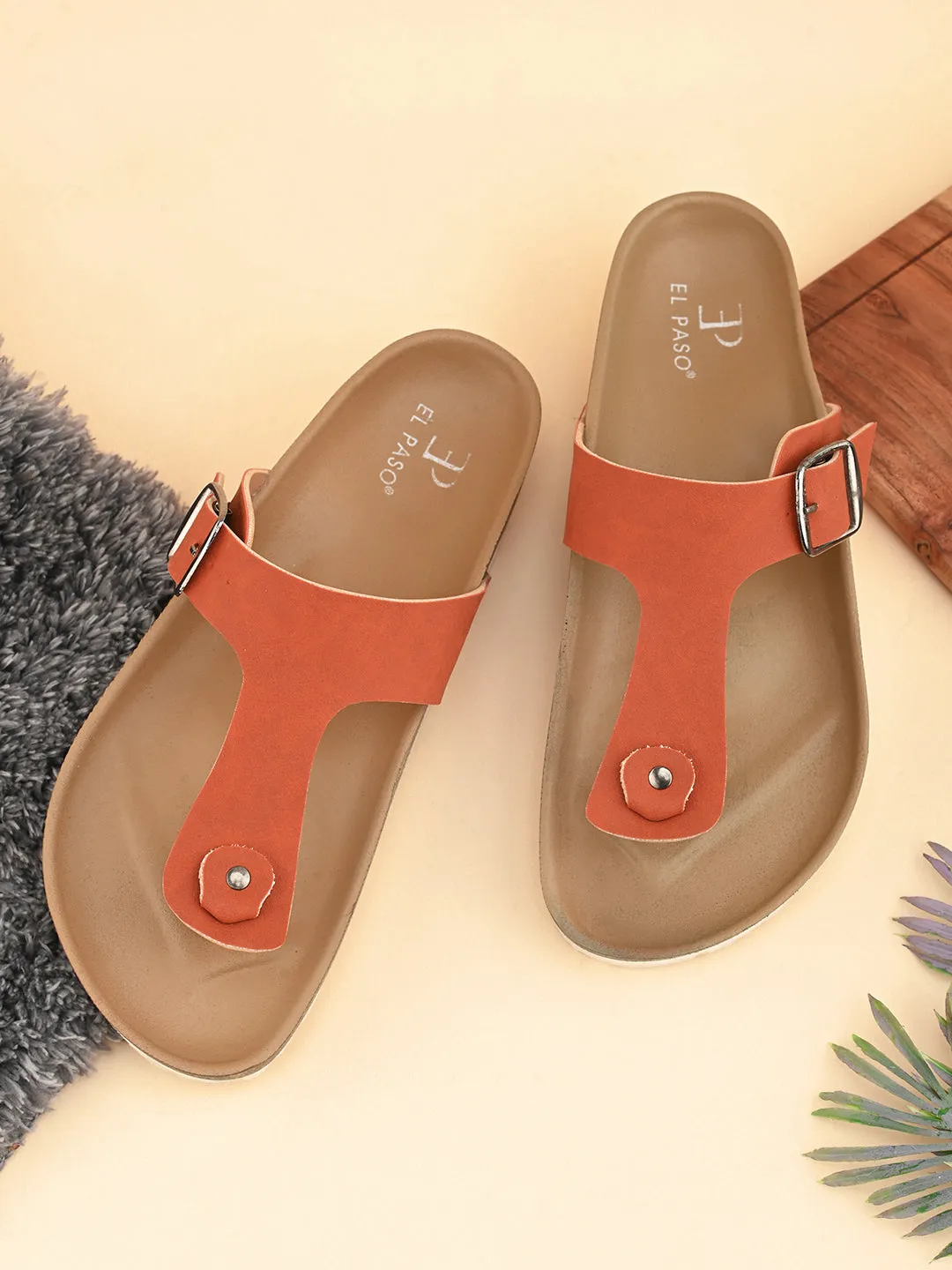 Women Synthetic Open Toe Flats