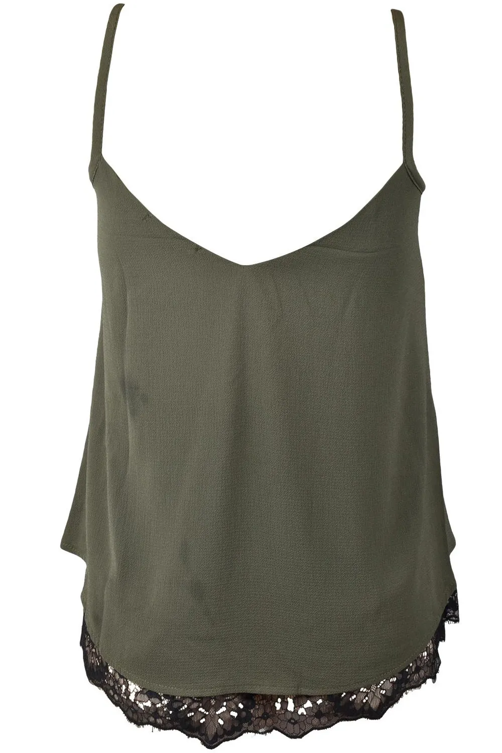 Womens Sleeveless V-Neck Summer Top - UK 6/8