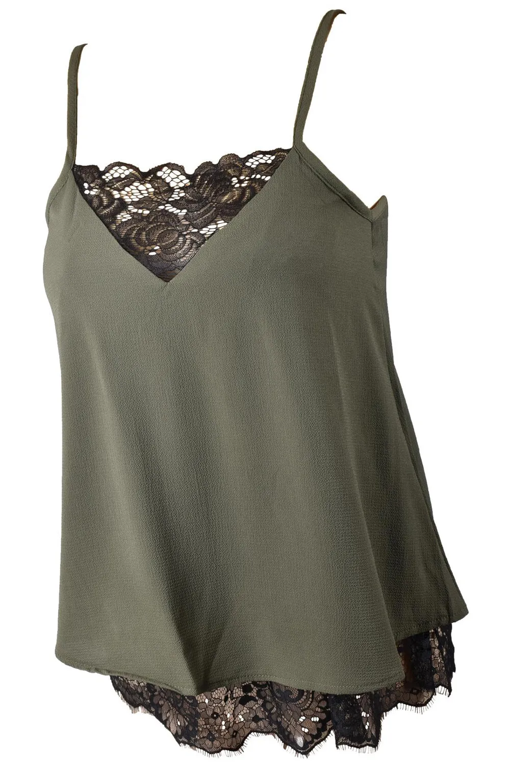 Womens Sleeveless V-Neck Summer Top - UK 6/8