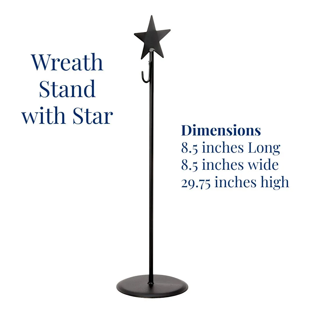 Wreath Stand with Star
