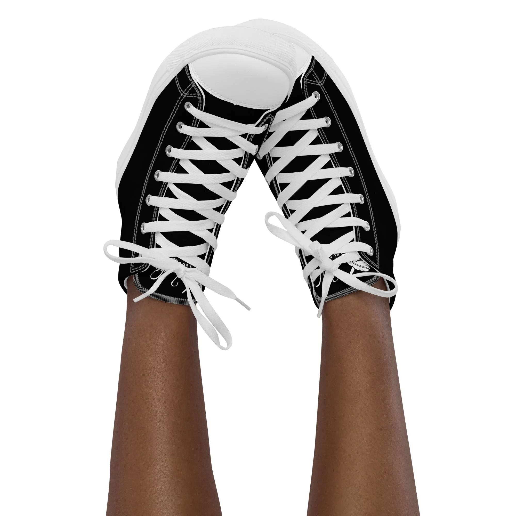 XCLUSIF POETIX BLACK & WHITE Women’s high top shoes