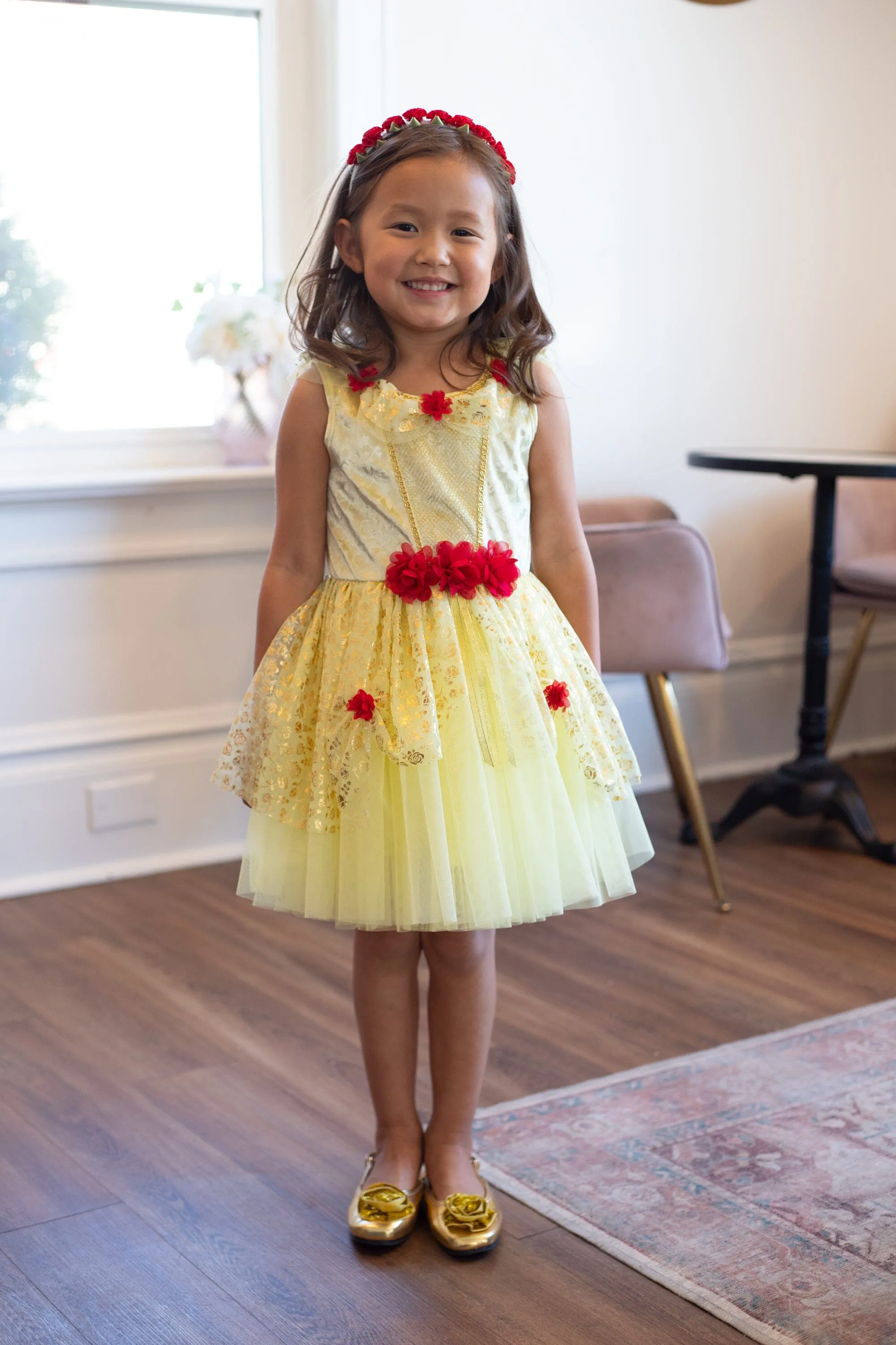 Yellow Beauty Party Dress