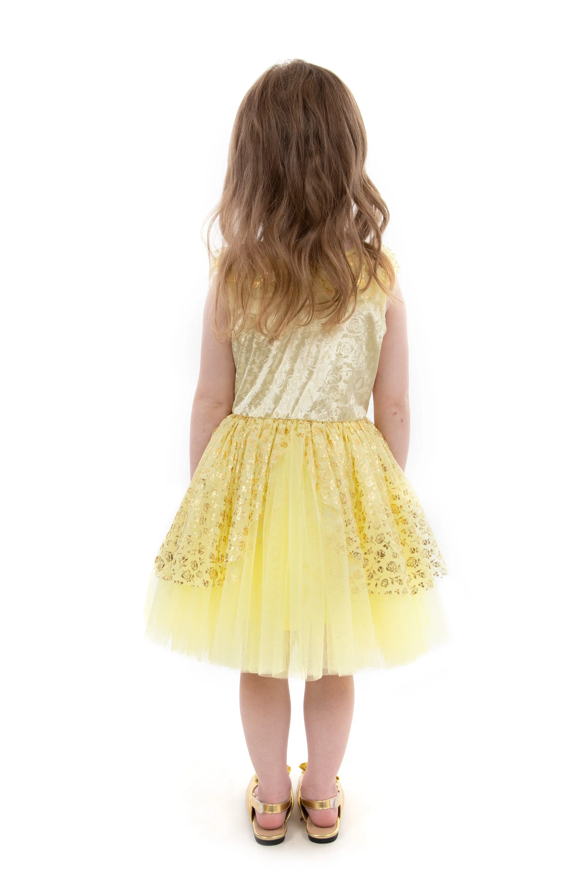 Yellow Beauty Party Dress