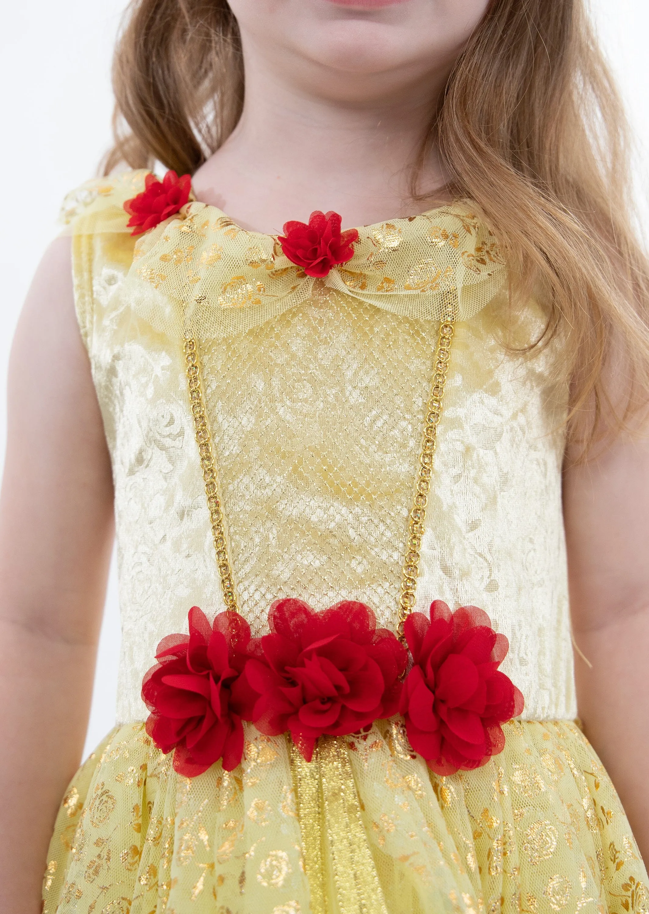 Yellow Beauty Party Dress
