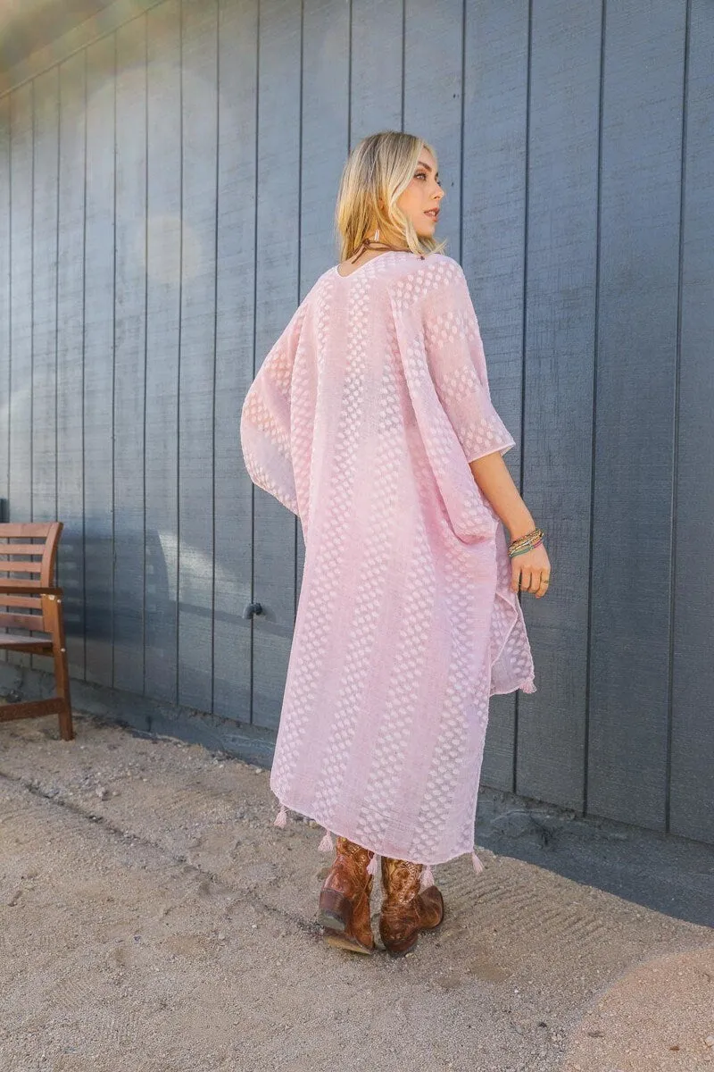 Yellow Lightweight Kimono Duster Cardigan